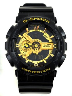 Ảnh số 1: G-SHOCK GA110 black gold - Giá: 220.000