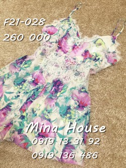 Ảnh số 63: F21-028 _ JUMPSUIT SHORT HOA 2 DÂY VIỀN REN - Giá: 260.000