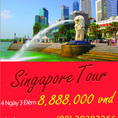 Du lịch Singapore 4 ngày 3 đêm giá rẻ chất lượng VIP 8.888.000 đ