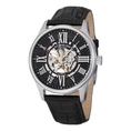 Đồng hồ nam Men s Sturhling Skeleton Watch: Black Band GP13068