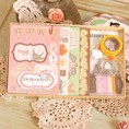 Set Scrapbook DIY 6 tờ bìa cứng, Album Scrapbook, Set trang trí Scrapbook...