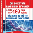 Chế độ kế toán hành chính sự nghiệp 2016