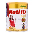 Tặng 1 ly thủy tinh khi mua 1 lon Nuti IQ Gold Mum 900g vanilla, socola