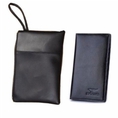 Bộ túi đựng tài liệu A2 đen và ví cầm tay dài đen Hanama