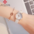 Đồng hồ nữ Julius Ja963 dây da trắng