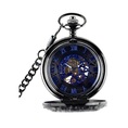 Đồng hồ quả quýt bỏ túi LYMFHCH Steampunk Blue Hands