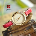 Đồng hồ nữ dây da Julius Ja843 hồng