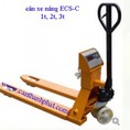 Cân xe nâng cân pallet 2 tấn ECS C Cas Hàn Quốc