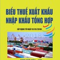 Biểu thuế xuất hàng hóa xuất nhập khẩu 2018 song ngữ Việt Anh