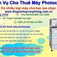 Cho thuê máy photocopy tại hà nội miễn phí dùng thử 1 tháng