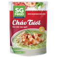 Cháo tươi SG Food Tôm thịt rau ngót 270gr Mua 1 thùng 30 gói bất kì tặng thêm 2 gói