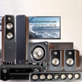 Amply Denon X2600H Bộ 5.1 Polk Audio S55 lý tưởng cho xem phim