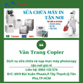 Sửa chữa và nạp mực máy photocopy chuyên nghiệp tại Quận 1