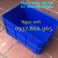 Đơn vị sản xuất thùng nhựa dùng trong ngành công nghiệp nhẹ, thùng nhựa b5