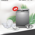 MÁY RỬA BÁT FC DW129 Free standing Dishwasher