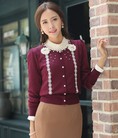 Áo len nữ, áo cardigan nữ thời trang công sở Hàn Quốc