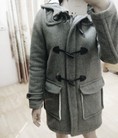 Bán ZARA BASIC grey coat , new 99% , hàng nhà máy