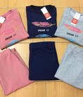 Bộ đồ nỉ nữ Uniqlo trơn, bộ nỉ mèo, bộ nỉ chuột, bộ nỉ hình lá, bộ nỉ chấm bi Coffee hàng đẹp