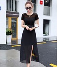 Đầm maxi xẻ đùi made in Việt Nam