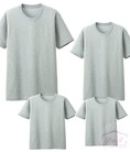 Áo Phông trơn màu xám cotton 4 chiều giá sỉ