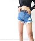 Short jeans xanh đậm