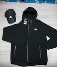 Áo nỉ kéo khóa adidas