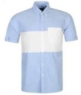 Áo sơ mi cộc tay Pierre Cardin Panel Short Sleeve Shirt Mens