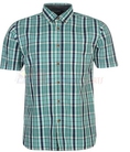 Áo sơ mi cộc tay Pierre Cardin Shorts Sleeve Check Shirt Herren