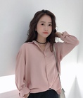 Áo Sơ mi ulzzang hồng baby U2102 mới nè