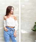 Áo yếm croptop bo eo