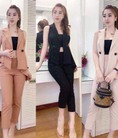 Set Đồ Bộ Cổ Vest Cực Xinh