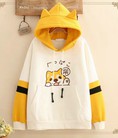 XẢ KHO Áo khoác nỉ hoodie in mèo kute kn01