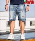 Quần Short Jean Xám Thời Trang Big Size