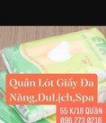 Quần Lót Giấy Đa Năng mặc 1 lần hàng ngày, du lịch ,mang thai ,sau sinh 55 k/18 quan