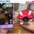 Sạc dự phòng pokemon, pin sạc dự phòng pokéball magic đèn led.