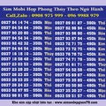 Sim mobifone phong thủy hợp mệnh thủy, đầu 10 số trả trước.