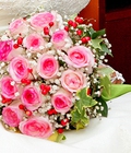 Hình ảnh: Chuyên trang trí hoa tươi cổng cưới, background chụp hình cưới, bàn lễ tân