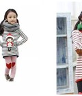 Hình ảnh: Bộ nỉ da các bé gái, vải sài gòn, cam kết k dùng vải Trung Quốc