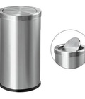 Hình ảnh: THùng rác inox tròn đế cac su HTI1A77