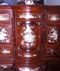 Hình ảnh: tủ thờ gỗ cẩm lai cẩn ốc