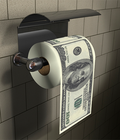 Hình ảnh: Cuộn tiền giấy vệ sinh - sinh động & thú vị ngay từ nhà tắm