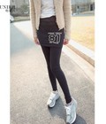 Hình ảnh: Quần legging liền váy in số thời trang