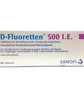 Hình ảnh: Bán sản phẩm Vitamin D Fluoretten 500 I.E. của Sanofi