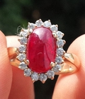 Hình ảnh: Nhẫn nữ ruby đỏ huyết màu đẹp nhất trong dòng ruby.