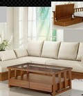 Hình ảnh: sofa gỗ góc | sofa gỗ hiện đại | sofa gỗ phòng khách