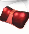 Hình ảnh: Gối massage hồng ngoại Pl818 màu đỏ mận, đai massge rung giảm béo,máy massage rung bụng giảm mỡ bụng hiệu quả