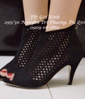 Hình ảnh: Các mẫu giày Boot cao gót, gót vuông thời trang