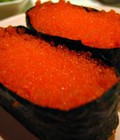 Hình ảnh: Trứng cá chuồn đỏ, trứng cá tobiko, sushi trứng cá chuồn đỏ
