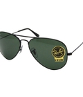 Hình ảnh: Mắt kính Ray Ban AVIATLarge Metal II Black Frame RB 3026 L2821 62mm