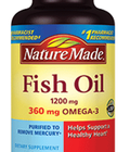 Hình ảnh: Dầu cá Omega 3 Nature Made Fish Oil Omega 3 1200mg. Hàng chính hãng từ Mỹ